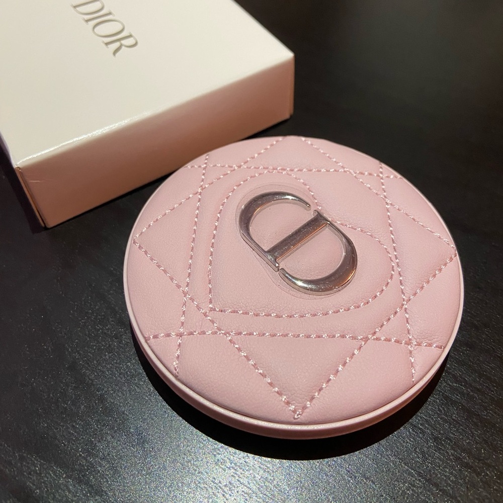 DIOR Beauty Pink Quilted Compact Mirror NEW!